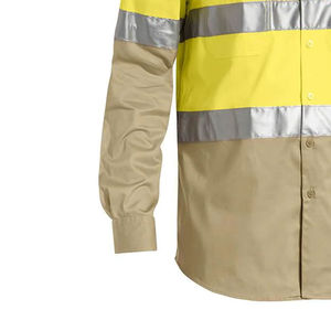 Work Wear <b>Safety</b> <b>Clothing</b> Construction Uniform Long Sleeve Polyester Fluorescent Hi Vis Reflective Road <b>Safety</b> Polo Shirt Unisex - Product Image 5