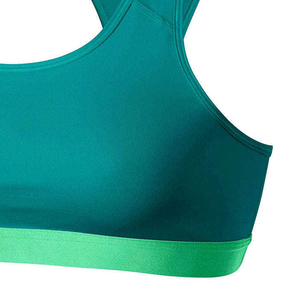 Sujetador deportivo transpirable de doble acolchado para mujer, de Spandex/Nylon, tipo bralette para fitness y yoga, chaleco de running, a prueba de golpes, con logo frontal - Product Image 4