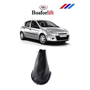 Poignée de levier de vitesse Clio 3 OEM8200379961, cadre noir, soufflet de levier de vitesse - Product Image 1