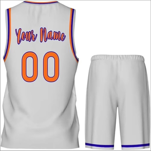 Vente en gros Maillot de basket-ball réversible unisexe personnalisé Impression numérique par sublimation Maille respirante Séchage rapide Été grande taille - Product Image 3