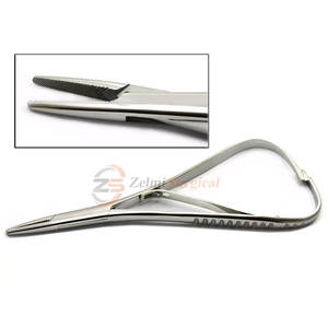 Instruments chirurgicaux de base de matériel médical de puissance manuelle de porte-aiguilles micro réutilisables légers d'acier inoxydable pour la chirurgie - Product Image 1