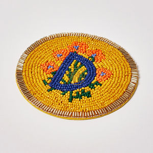 Nouveauté 2026 : Sous-verres en verre artisanal avec lettres de l'alphabet, élégants pour les mariages et la décoration intérieure - Product Image 4