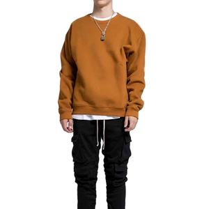 Nouveau sweat-shirt en molleton 100 % coton épais pour homme, style américain haut de gamme, respirant, coupe ample, avec broderie du logo sur le devant - Product Image 6