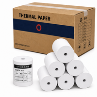 Rouleaux de papier thermique pour chaînes de magasins de proximité 57x40mm 80x80mm Recharges de papier pour caisses enregistreuses Vente en gros nationale Reapprovisionnement