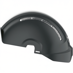 Helix Series Black Industrial Safety Helmet Made of <b>ABS</b> (Acrylonitrile Butadiene Styrene) EN 397 OPTREL Standard Fitness Safety - Product Image 3