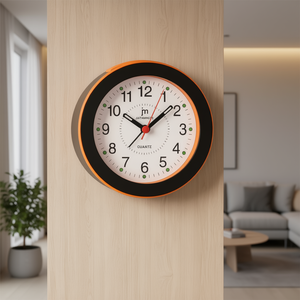 Justaminute นาฬิกาปลุกติดผนัง JA7061TO สีส้มและสีดำสำหรับ Lowell - Product Image 3