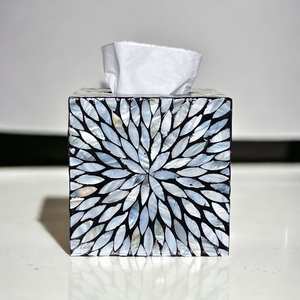 Luxury Walnut Tissue <b>Box</b> | Wooden <b>Paper</b> Holder for Bathroom & Living Room | Modern Desktop <b>Storage</b> Case | Home Decor Organiser - Product Image 4