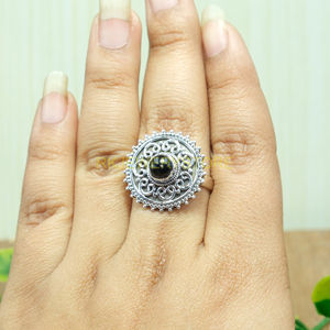 Top Quality <b>Black</b> <b>Onyx</b> <b>Ring</b> 925 Sterling Silver <b>Ring</b> Statement <b>Ring</b> Handmade Design <b>Ring</b> Gemstone <b>Ring</b> <b>Black</b> <b>Onyx</b> Jewelry Gift - Product Image 3