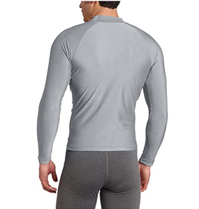 เสื้อรัดกล้ามเนื้อแขนยาวสำหรับผู้ชาย ออกแบบตามสั่ง สำหรับออกกำลังกาย ระบายอากาศ แห้งเร็ว ผลิตจากผ้าสแปนเด็กซ์/โพลีเอสเตอร์ สำหรับกีฬาบราซิลเลียนยิวยิตสู (BJJ) - Product Image 2