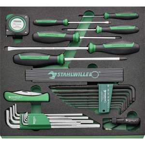 Juego de Herramientas Stahlwille de 27 Piezas con Destornilladores y Llaves Allen para Uso en el Hogar y el Garaje - Product Image 1