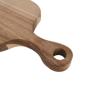 Planche à découper en bois de forme rectangulaire, bois naturel, bloc de découpe pour la cuisine, usage domestique - Product Image 5