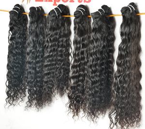 Venta al por mayor 100% crudo virgen indio templo cutícula alineada tejido rizado proveedor paquetes extensiones de cabello humano - Product Image 5