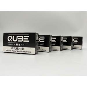 Pine <b>Wood</b> Fire Starters Paraffin-Coated Charcoal and <b>Wood</b> for Easy Ignition - Product Image 5