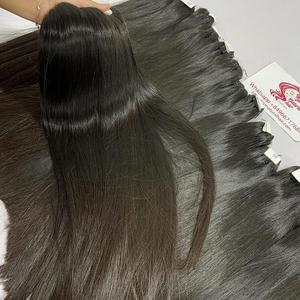 Chất lượng hàng đầu 100% nguyên Trinh Nữ Việt Nam tóc giả tóc con người sợi ngang siêu đôi vẽ - Product Image 2