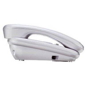Teléfono Fijo con Cable Estilo Antiguo para Hotel - SUPER BRAVO Plus, Teléfono Comercial de Plástico Plateado - Product Image 3