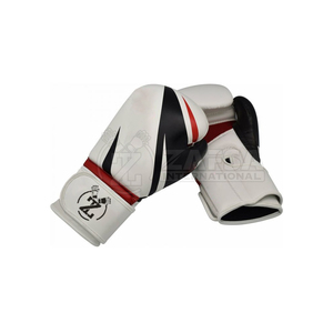 Gants de boxe d'entraînement en cuir de haute qualité avec poignet lacé Gants de sport à la mode pour la vente en gros - Product Image 1