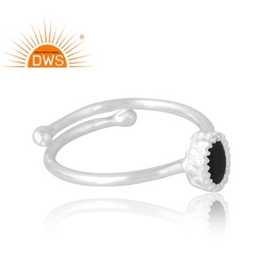 Anillo de piedras preciosas espinales negras naturales de Plata de Ley 925 más vendido, joyería personalizada para mujer, regalo para ella - Product Image 4