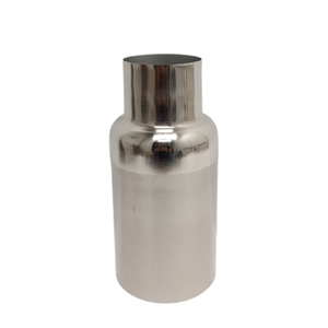 Vaisselle de conception fantaisie Vase à fleurs en aluminium décoratif finition argentée pour la décoration de la maison et du mariage Vase en métal - Product Image 3