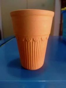 High Quality <b>Large</b> Glass Indian Clay <b>Tea</b> <b>Cups</b> for Serving Lassi and Milk 400 ML Capacity - Product Image 4