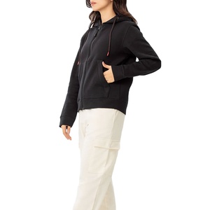 2025 nouveau sweat à capuche d'hiver à fermeture éclair pour femmes avec poches latérales qualité supérieure Streetwear personnalisable - Product Image 6