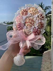 Eco environmentally friendly <b>Small</b> Seashell Hand <b>Mirror</b> DIY Many customize designs From Blue Lotus - Product Image 3