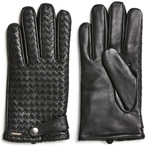 Guantes de Vestir de Invierno de Cuero Genuino de Primera Calidad para Hombre, Ecológicos, Transpirables, con Pantalla Táctil, Lisos, Cálidos, Formales para Exteriores - Product Image 1