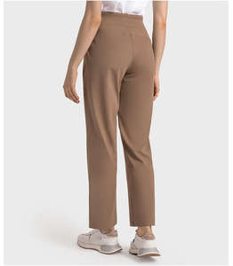 Pantalons de jogging décontractés pour femmes, streetwear d'hiver, tissu de haute qualité, 100% coton, poche latérale, taille plus, extensible, sport, fitness - Product Image 2