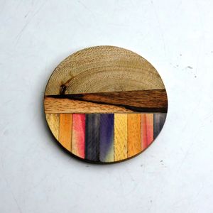 Eco-Friendly Resin Coasters with Customized Color & Shape <b>Box</b>-Packed for Home Hotel & Restaurant Use Unique Designs - Product Image 4