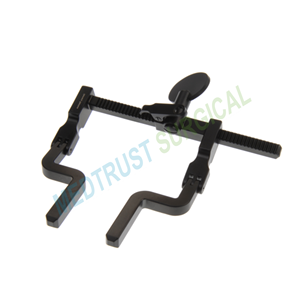 Retractor de Marco con bisagras McCulloch, instrumentos de Cirugía de acero inoxidable con acabado negro, instrumento de Marco con bisagras Mcculloch - Product Image 5