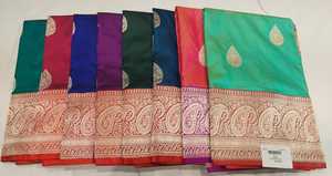 Fabriqué à la main 100% pure soie Saree vêtements ethniques indiens modernes pour les mariages Festivals luxueux gracieux pour des célébrations mémorables - Product Image 6