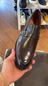 Men's High Quality Genuine Leather Business <b>Shoes</b> Comfortable <b>Closed</b>-<b>Toe</b> Classic Wedding and Office Style PU Insole - Product Image 2