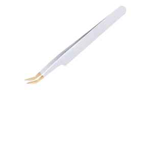 Pince à épiler Sevmek Surgical ZM-ET-087 45 75 90 degrés à pointe en fibre, volume, anti-magnétique, lisse, haute qualité, 10 mm pour cils - Product Image 2