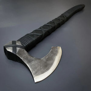 Hache à fendre à dos plat en acier forgé de précision, outil de travail du bois professionnel artisanal, haute durabilité - Product Image 3