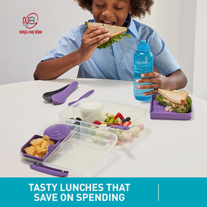 OEM Customized Food <b>Storage</b> <b>Container</b> <b>Kitchen</b> PP Plastic Bento Lunch Box <b>Container</b> with Lid 3 <b>for</b> Kid and Adults - Product Image 5