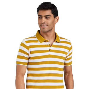 เสื้อยืดโปโลสำหรับผู้ชายเสื้อโปโลแบบสั่งทำลายพื้นระบายอากาศได้ดีใส่ในฤดูร้อน - Product Image 1