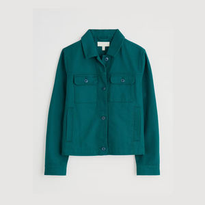 Dernier design, veste en jean ample pour femme avec fermeture éclair, col rabattu, veste pour femme, meilleure qualité, vestes en jean pour femme - Product Image 4