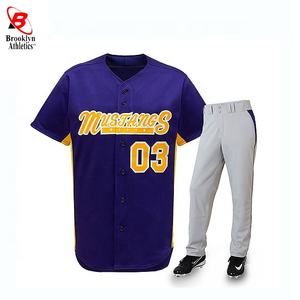 Maillot de Baseball vierge avec personnalisation par Sublimation, nouveau modèle, vente en gros - Product Image 4