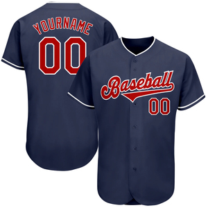 Maillot de baseball et softball en polyester unisexe imprimé personnalisé Vêtements de sport unisexes Uniformes de chemises avec impression par sublimation et logo brodé - Product Image 6
