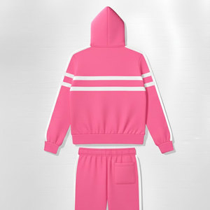 Survêtement décontracté à capuche avec logo personnalisé, tissu doux et chaud, coupe classique pour un usage quotidien, les entraînements et la promotion de la marque - Product Image 6