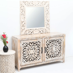 Buffet sculpté en détresse - Product Image 2