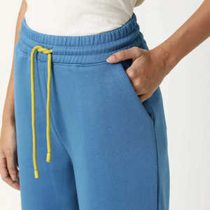 กางเกงขาบานของผู้ชายน้ำหนักเบาระบายอากาศได้ดีโพลีเอสเตอร์/ ผ้าฝ้ายย้อมสีล้วนสำหรับฤดูหนาว - Product Image 5