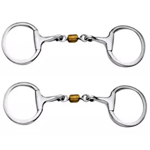 High Quality Stainless Steel Hollow Mouth Eggbutt Snaffle Bit Horse Riding Equipment <b>Equestrian</b> Tack Training Bits - Product Image 3