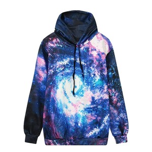 Sweat à capuche oversize en molleton pour homme, col montant, avec logo brodé en coton imprimé, tailles 3XL, style streetwear automne, personnalisable - Product Image 5
