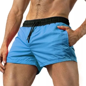 Short de sport décontracté pour hommes pantalon en maille de soie glacée à séchage rapide avec cordon de serrage coupe ample tissu léger pour les vêtements de sport quotidiens - Product Image 6