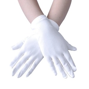 Guantes de verano para mujer, guantes transpirables de satén con protección solar, Color sólido para uso diario, actuación ceremonial, conducción de baile - Product Image 2