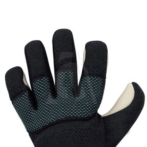 Customized Design Your Goalkeeper Gloves Leather Non-Slip <b>Hook</b> & Loop Closure Top-quality Unisex - Product Image 4