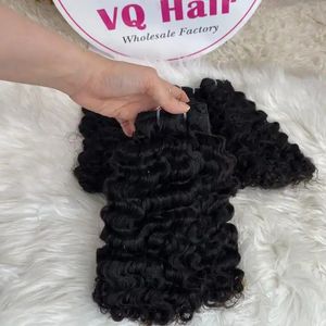 Vietnamien Remy Human Extensions Machine Double Trame Burman Curl Acheter Vietnamien Bundle Bulk VQ Company Holiday Discount Offert - Product Image 4