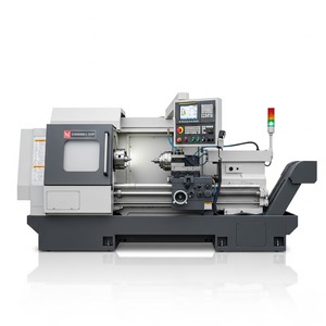 Tour CNC horizontal de haute précision, machine industrielle de tournage des métaux CNC pour l'acier, l'aluminium, le laiton, le cuivre - Product Image 5