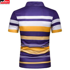 Casual Fitness 100% algodón al por mayor Simple estiramiento en blanco secado rápido cómodo mejores telas tallas grandes hombres polos - Product Image 6