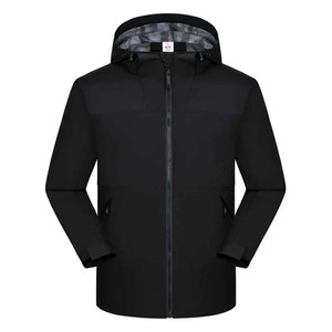 Bonne vente Veste coupe-vent camouflage à logo imprimé personnalisé imperméable à l'automne-Vestes pour adultes de taille unisexe - Product Image 2